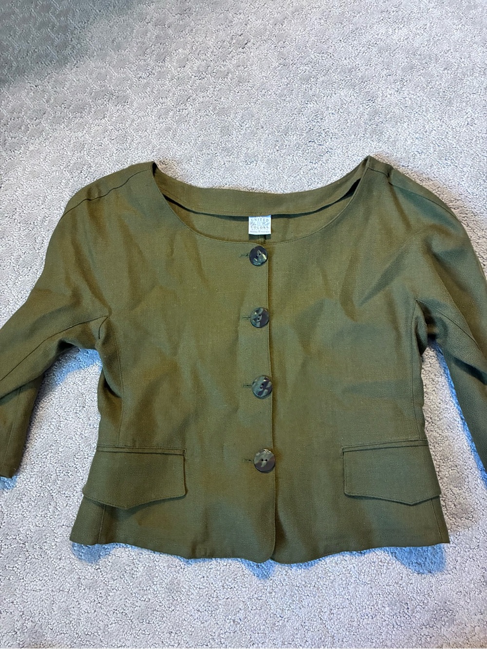 United Colors of Benetton Olive Green Women's Jacket